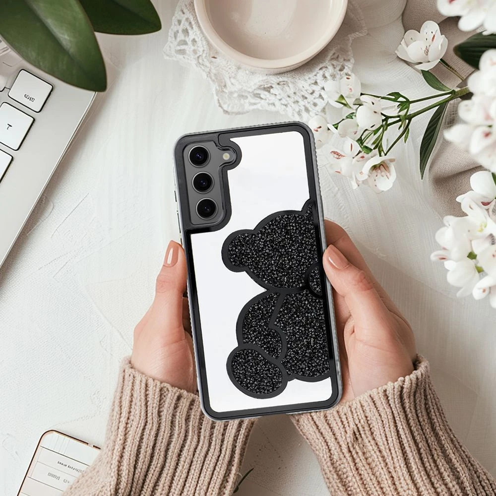 Case for Samsung S25 FE Teddy Bear black