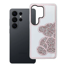 Zadní kryt TEDDY BEAR Case pro Samsung Galaxy S26 Ultra, růžová