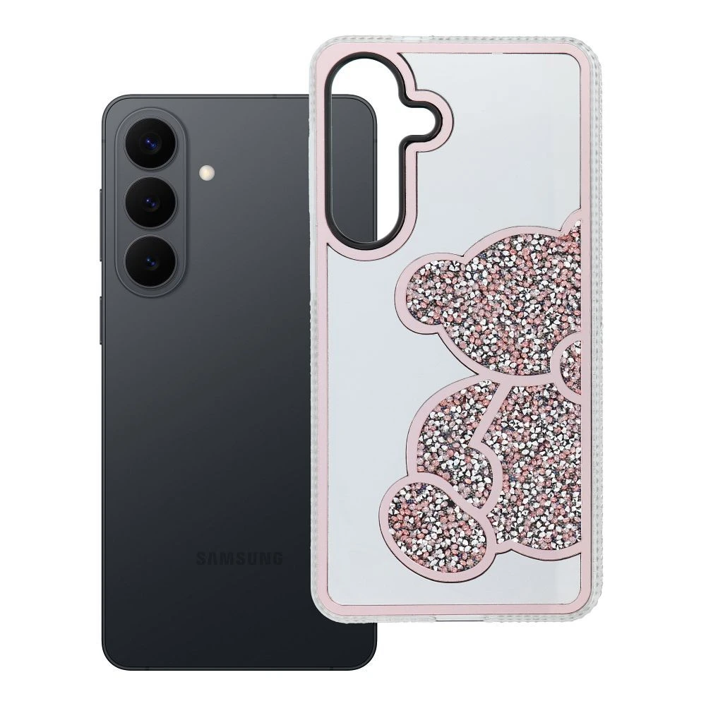 Case for Samsung S26 PLUS Teddy Bear pink