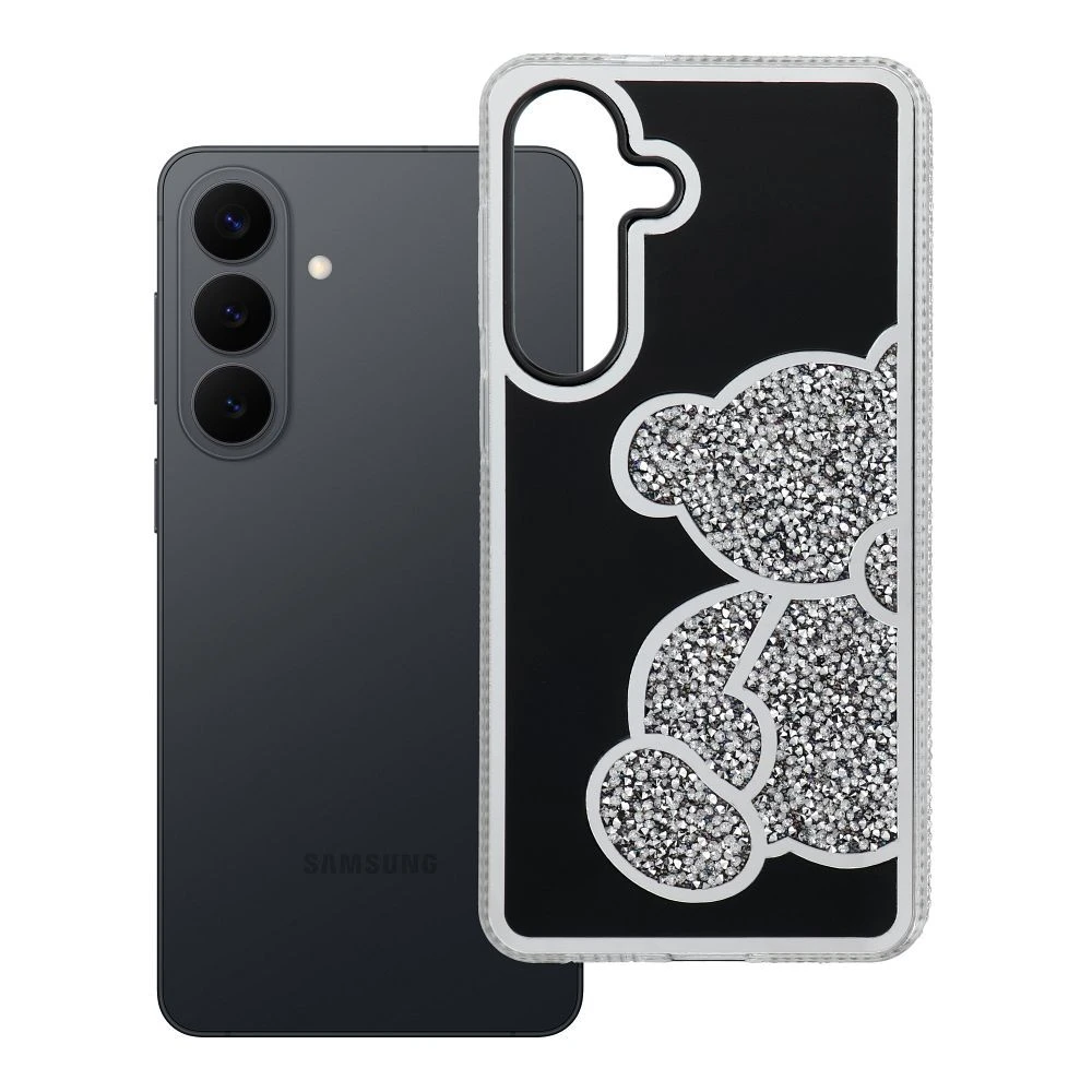Case for Samsung S26 PLUS Teddy Bear silver