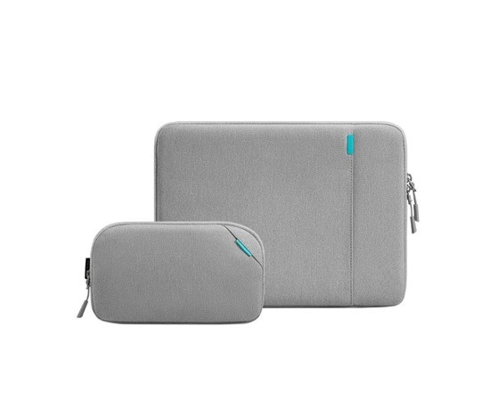 Pouzdro tomtoc Sleeve Kit - 14" MacBook Pro, tmavě šedá