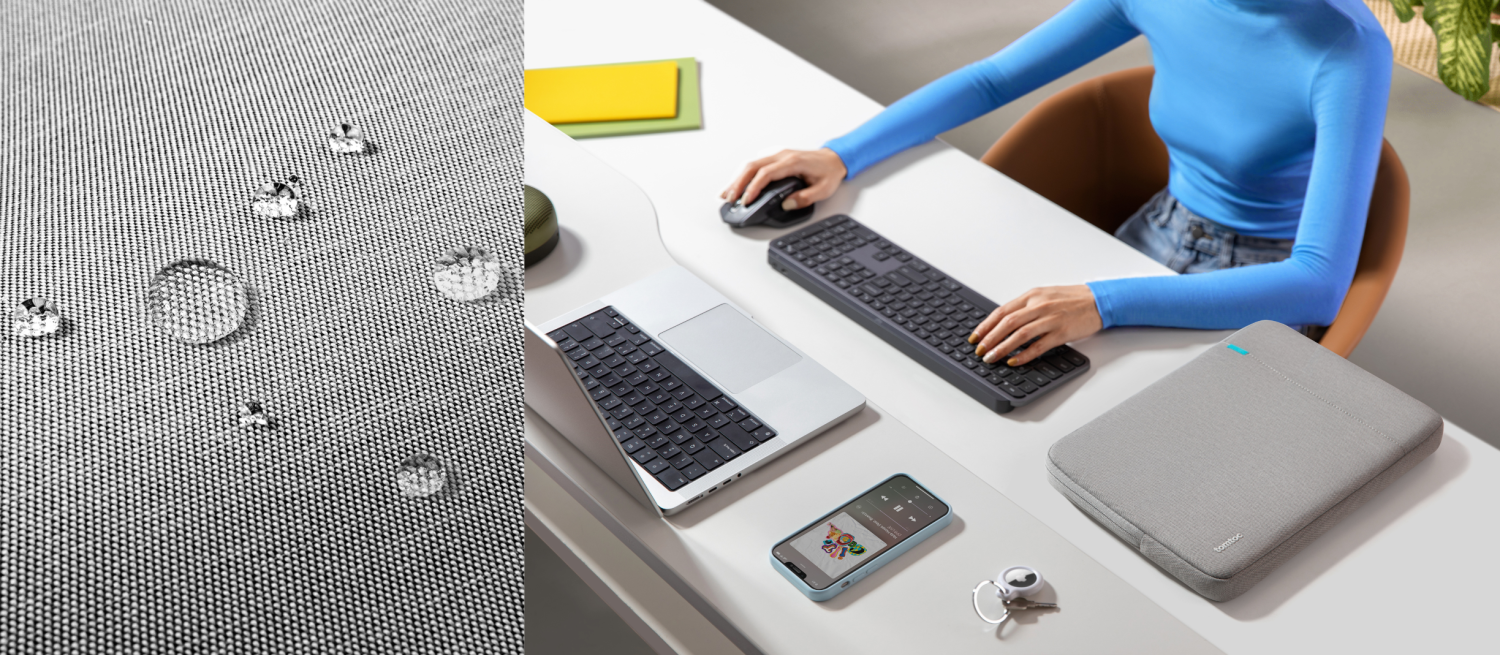 Pouzdro tomtoc Sleeve - 14" MacBook Pro, tmavě šedá (obrázek 4)