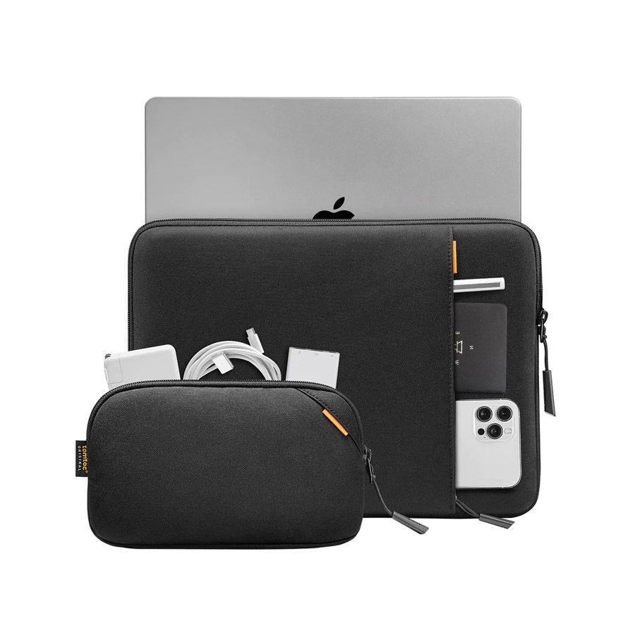 Pouzdra tomtoc Sleeve Kit - 14" MacBook Pro, černá (obrázek 3)