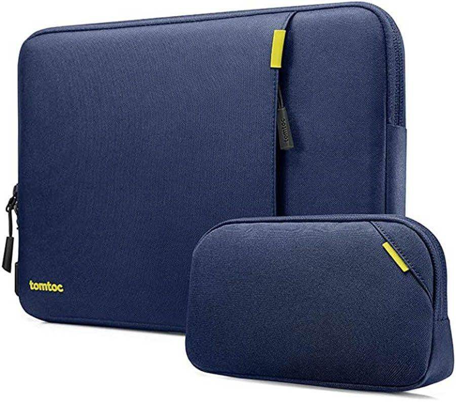 Pouzdro tomtoc Sleeve Kit - 14" MacBook Pro / Air, námořní modrá