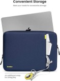 Pouzdro tomtoc Sleeve Kit - 14" MacBook Pro / Air, námořní modrá