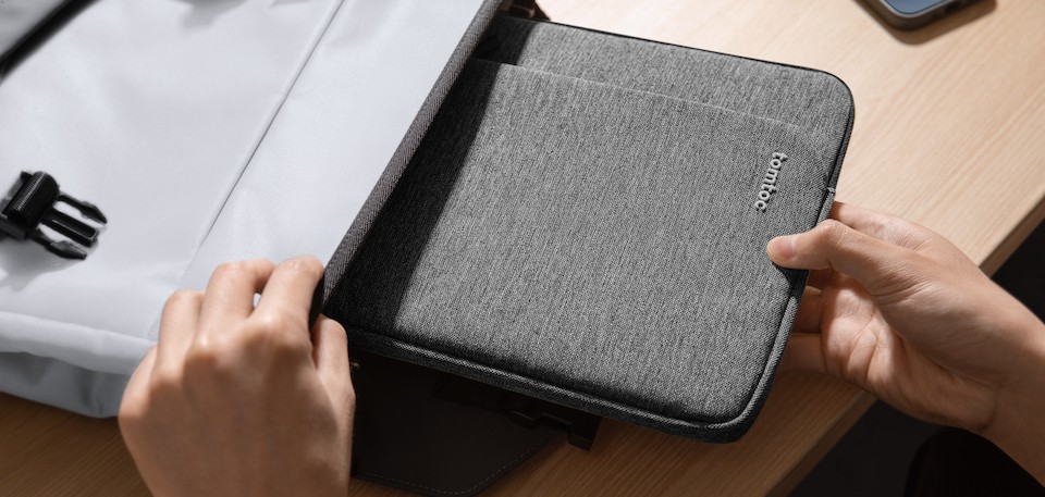 Pouzdro tomtoc Sleeve - 10,9" iPad / 11" iPad Pro, šedá (obrázek 4)