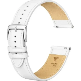 Carneo platební řemínek, 22mm bílá kůže