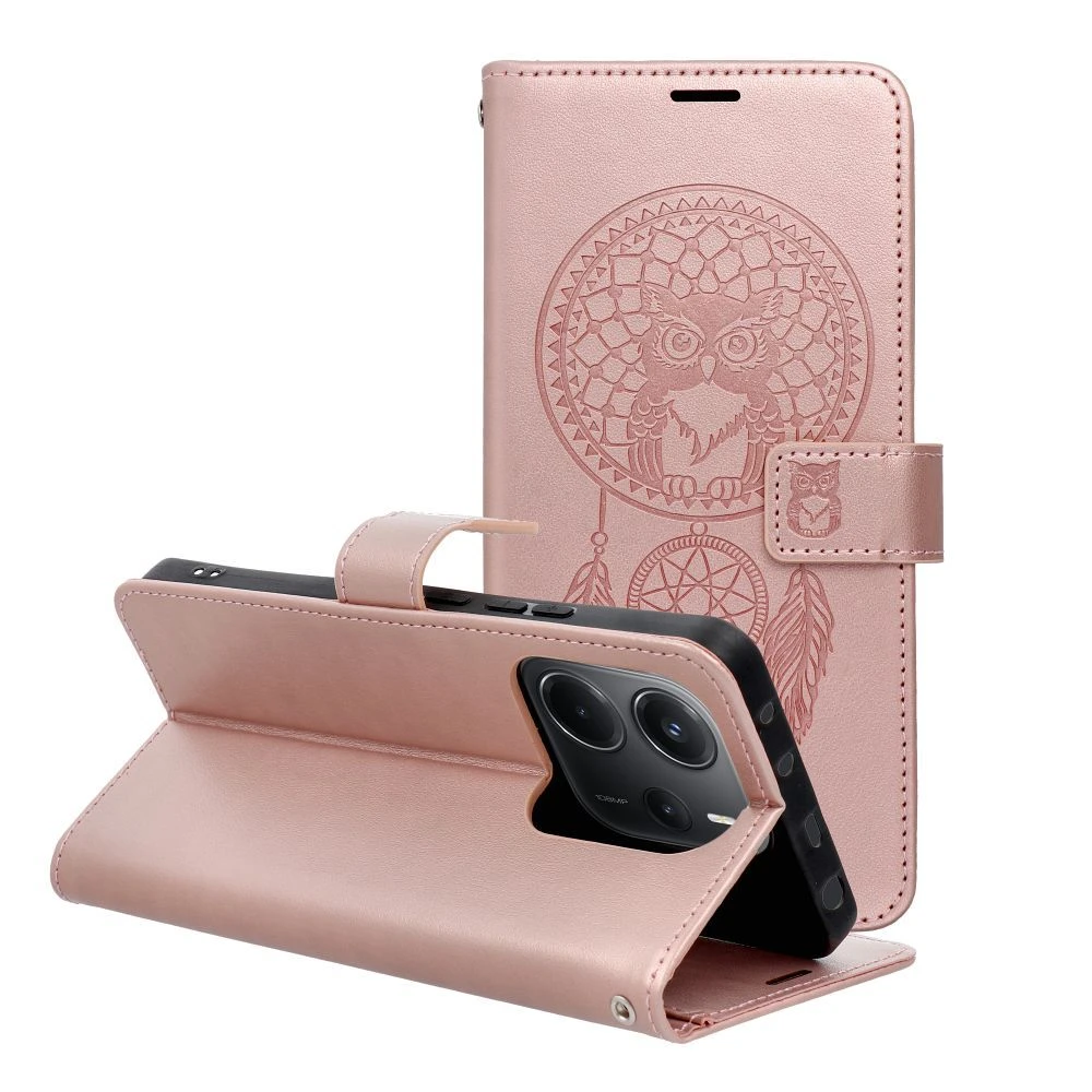 Flipové pouzdro MEZZO Book case pro Samsung Galaxy A57 5G, dreamcatcher rose gold (obrázek 4)