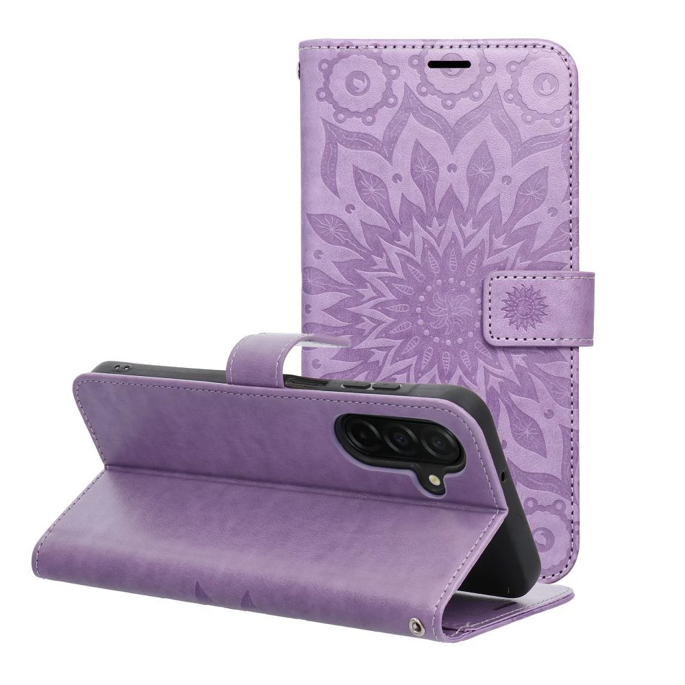 Flipové pouzdro MEZZO Book case pro Samsung Galaxy A57 5G, mandala purple (obrázek 4)