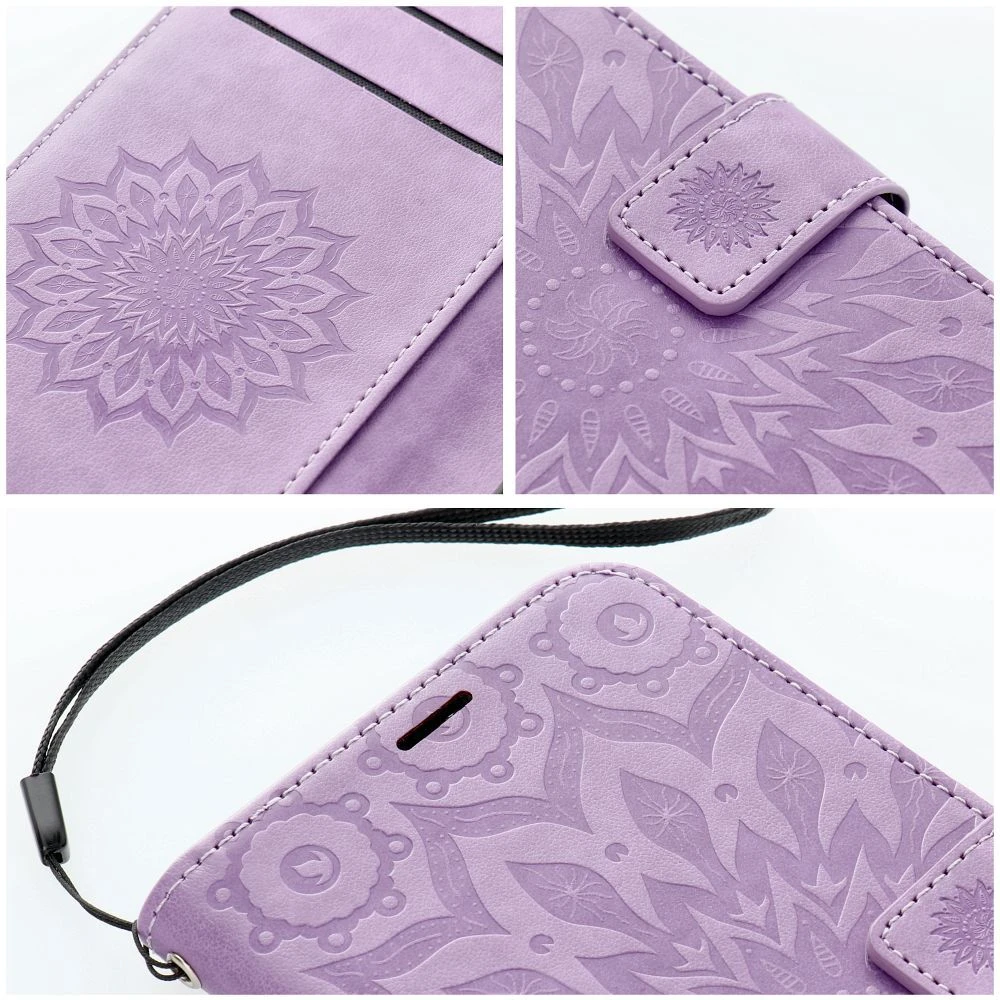 Flipové pouzdro MEZZO Book case pro Samsung Galaxy A57 5G, mandala purple (obrázek 5)