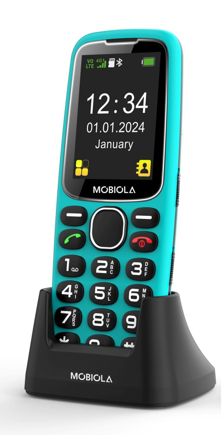 Mobiola MB4120 4G tyrkysová