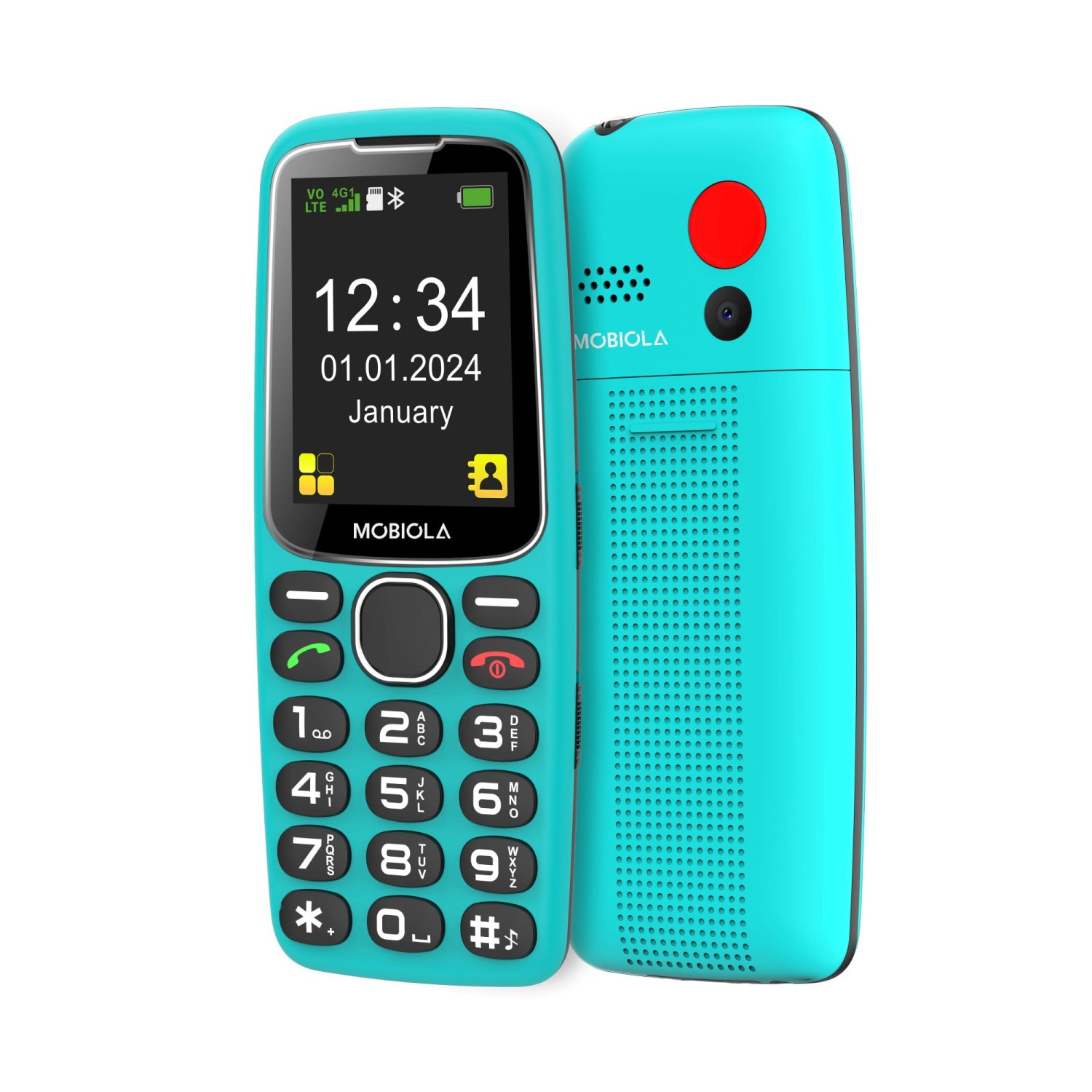 Mobiola MB4120 4G tyrkysová