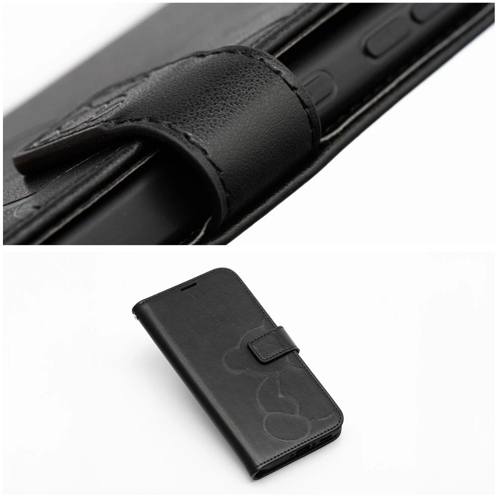 Flipové pouzdro MEZZO Book case pro Samsung Galaxy S26 Edge, teddy bear black (obrázek 3)