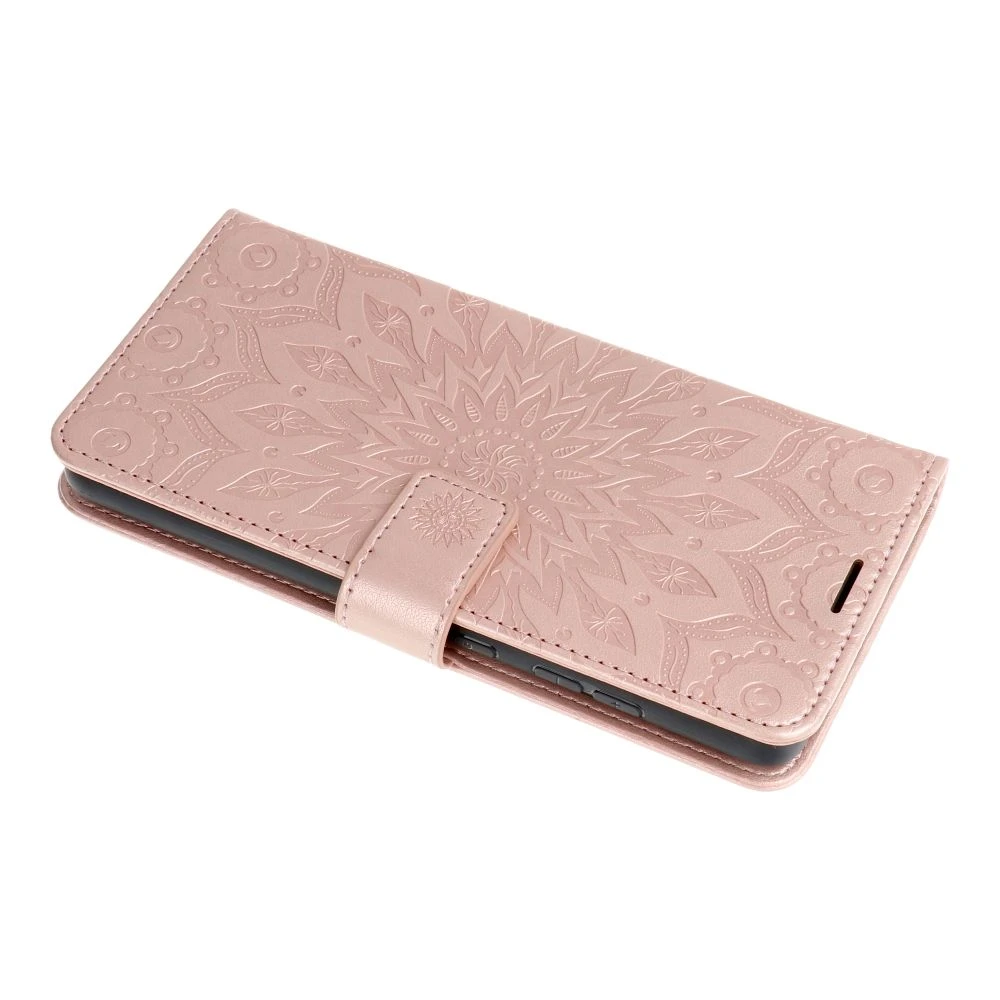 Flipové pouzdro MEZZO Book case pro Samsung Galaxy S26+, mandala rose gold (obrázek 3)