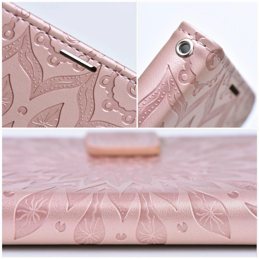 Flipové pouzdro MEZZO Book case pro Samsung Galaxy S26+, mandala rose gold (obrázek 6)