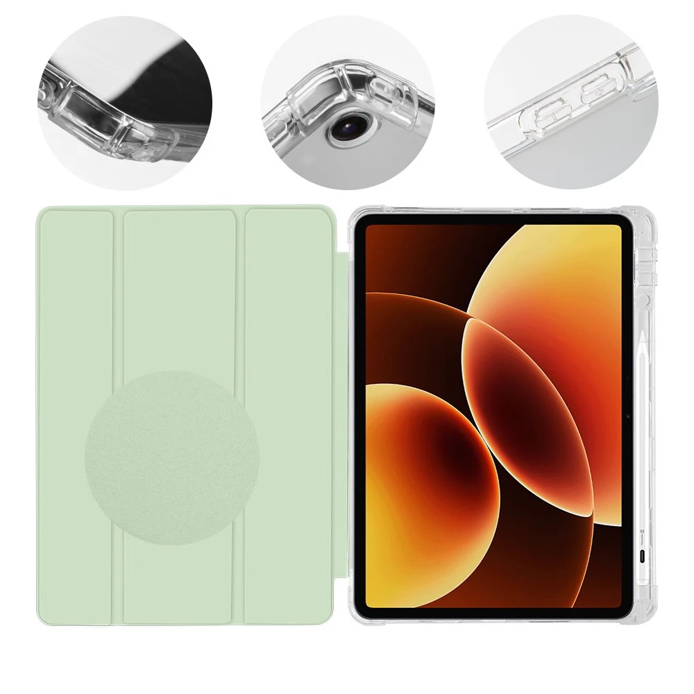 Pouzdro na tablet OBAL:ME MistyTab pro Xiaomi Pad 8/8 Pro, světle zelená