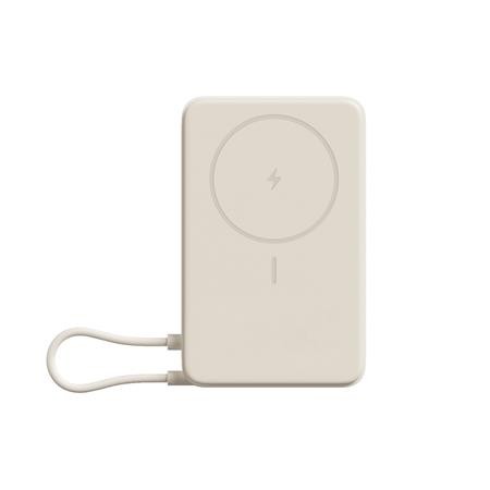 Xiaomi Magnetic Power Bank 10000 with Built-in Stand béžová