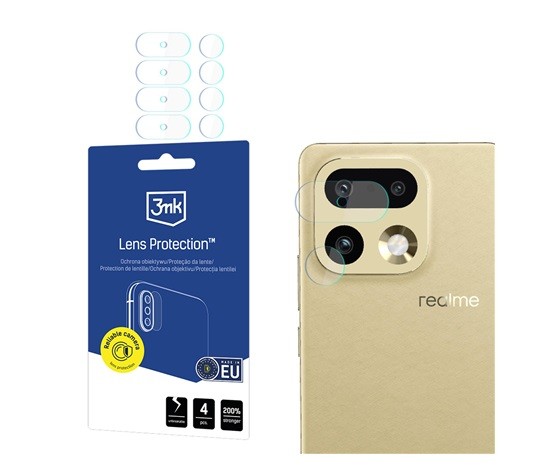Ochrana kamery 3mk Lens Protection pro Realme 16 Pro 5G (4ks)