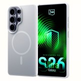 3mk ochranné pouzdro Smoke MagCase pro Samsung Galaxy S26, bílá