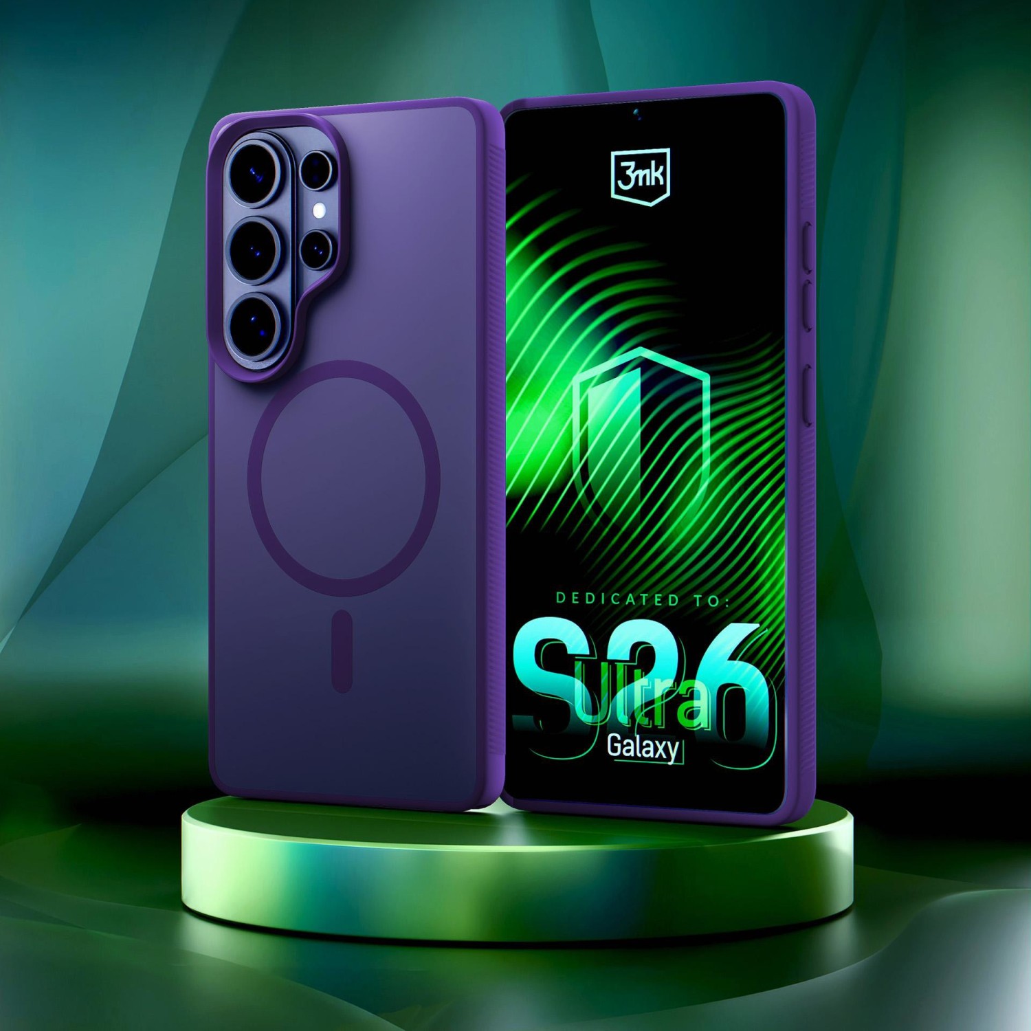 3mk ochranné pouzdro Smoke MagCase pro Samsung Galaxy S26 Ultra, fialová