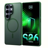 3mk ochranné pouzdro Smoke MagCase pro Samsung Galaxy S26 Ultra, zelená