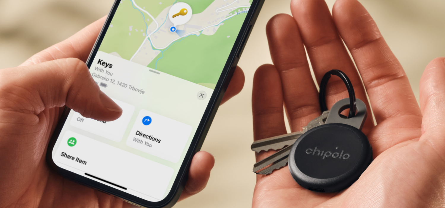 Chipolo LOOP bluetooth lokátor, černá