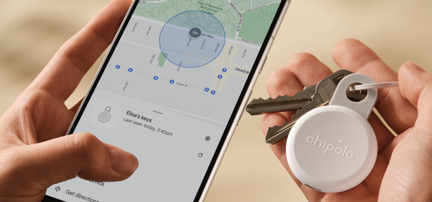 Chipolo LOOP bluetooth lokátor, bílá