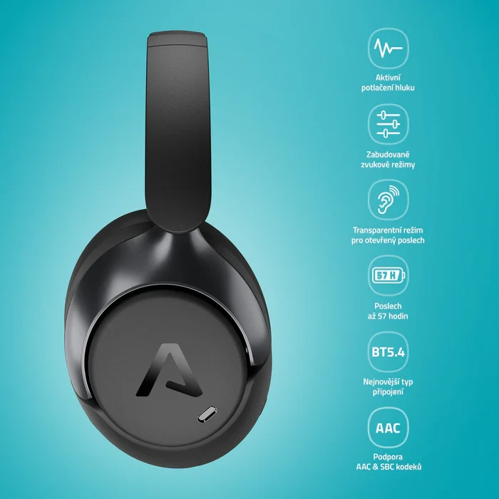 LAMAX HighComfort2 ANC černá