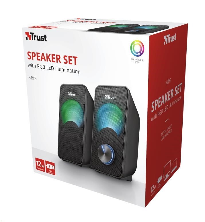 Trus Arys Compact RGB 2.0 Speaker Set