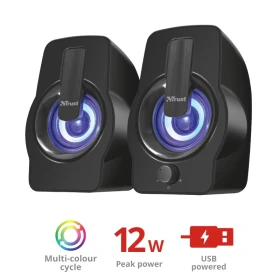 Trust Gemi RGB 2.0 Speaker Set černá
