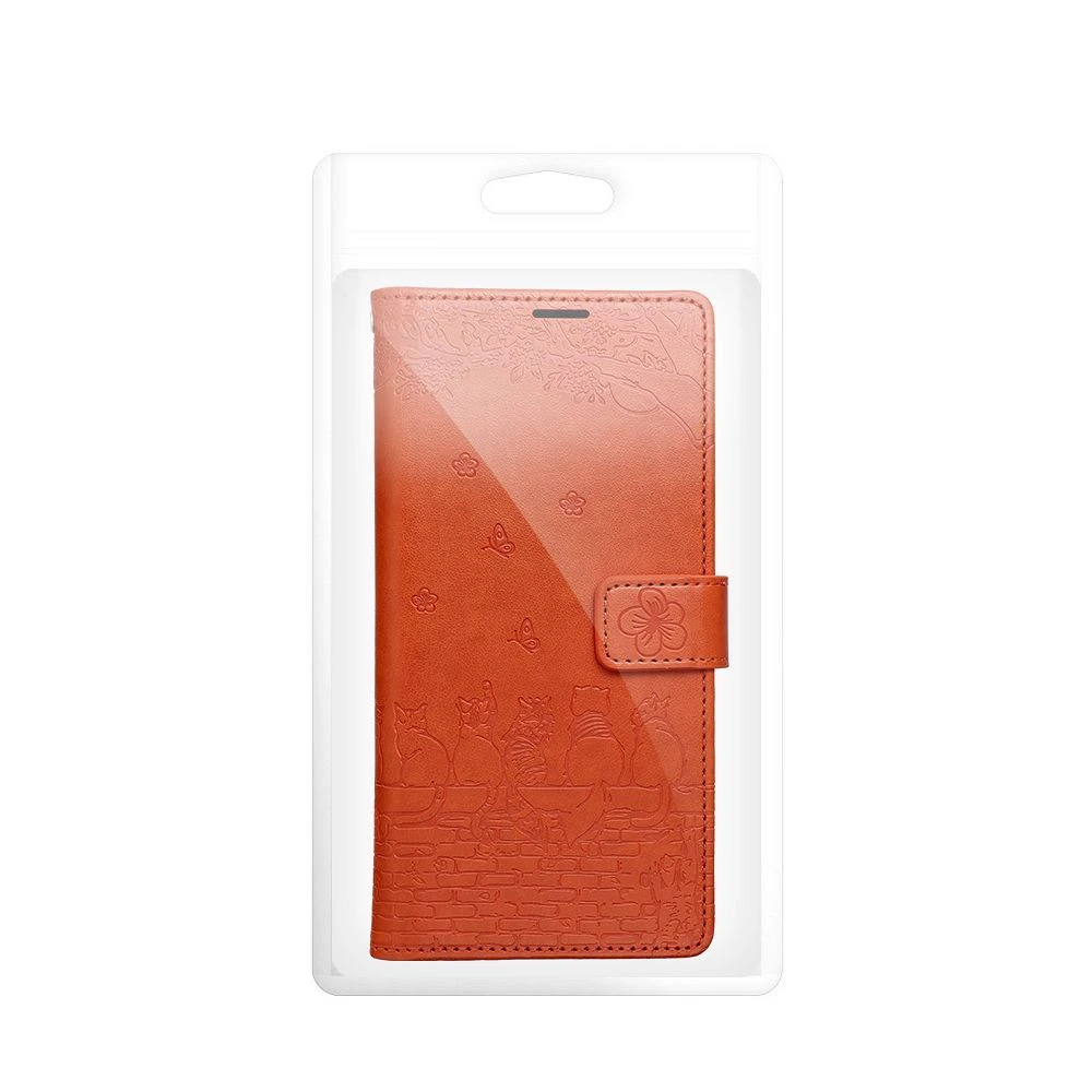 Flipové pouzdro MEZZO Book case pro Xiaomi Redmi Note 15 Pro+ 5G, cats brown (obrázek 7)