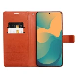 MEZZO Book case for SAMSUNG A37 cats brown