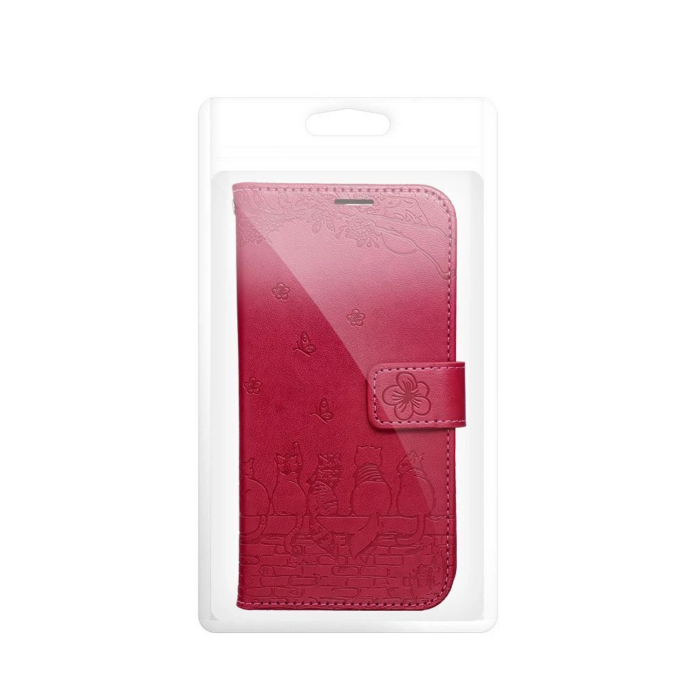 MEZZO Book case for IPHONE 17 PRO cats red