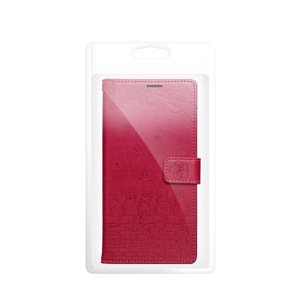 MEZZO Book case for SAMSUNG S26 ULTRA cats red