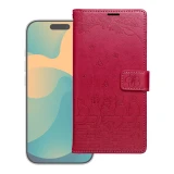 MEZZO Book case for SAMSUNG A17 cats red