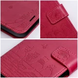 MEZZO Book case for SAMSUNG A17 cats red