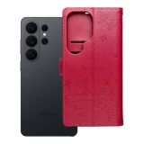 MEZZO Book case for SAMSUNG A57 cats red