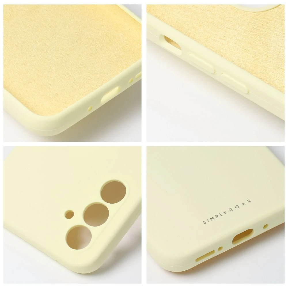 ROAR case CLOUD SKIN for SAMSUNG A57 5G Light Yellow