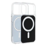 Case for iPhone 16e (SE4 2025) / 17e Clear Fusion Mag Cover compatible with MagSafe black