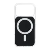 Case for iPhone 16e (SE4 2025) / 17e Clear Fusion Mag Cover compatible with MagSafe black