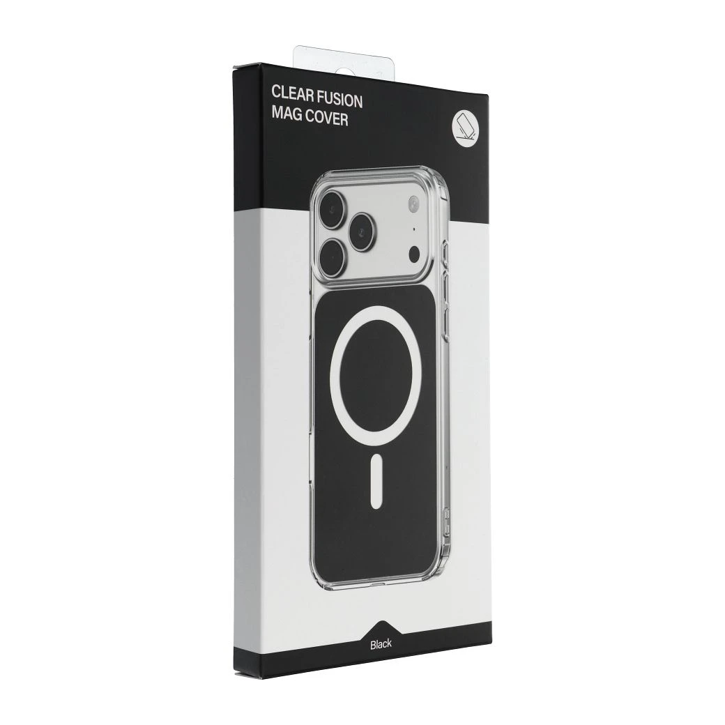 Case for iPhone 16e (SE4 2025) / 17e Clear Fusion Mag Cover compatible with MagSafe black