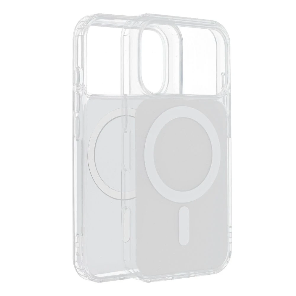 Case for iPhone 16e (SE4 2025) / 17e Clear Fusion Mag Cover compatible with MagSafe white