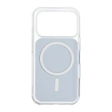 Case for Samsung S26 PLUS Clear Fusion Mag Cover compatible with MagSafe black