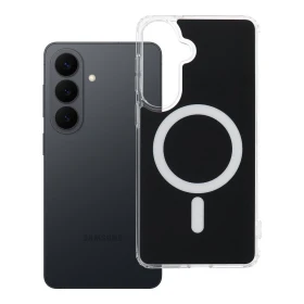 Ochranný kryt CLEAR FUSION MAG COVER Case compatible with MagSafe pro Samsung Galaxy S26 Ultra, černá