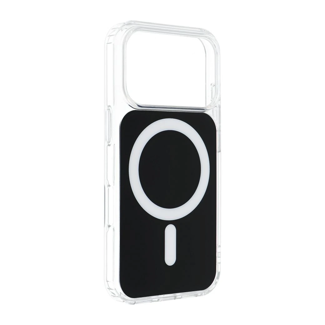 Case for Samsung S26 PLUS Clear Fusion Mag Cover compatible with MagSafe black