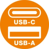 Rychlá nabíječka ALIGATOR Mini, PD 25W, USB + USB-C, bílá