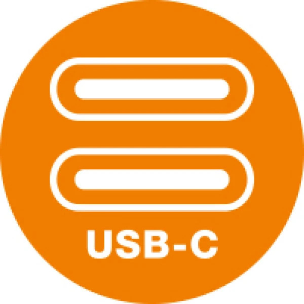 Rychlá nabíječka ALIGATOR slim, PD 45W, 2xUSB-C, bílá