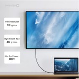 Swissten datový video kabel USB 4.0, USB-C, 240W, 8K@60Hz, 40 GB/s, 1,5m, černá