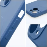 Case for Samsung A37 Silicone Mag Cover compatible with MagSafe blue