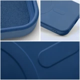 Case for Samsung A37 Silicone Mag Cover compatible with MagSafe blue